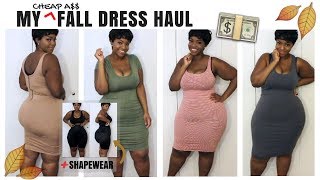 A Cheap AF Fall Dress TryOn Haul  feat Ross  Plus SizeCurvy  Chelcie J [upl. by Enigroeg]