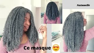 LArgile Verte cheveux Masque fait Maison Effets Waohhh 😍 [upl. by Adnolahs]