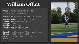 William Offutt 2023 Season Highlights [upl. by Arlynne]