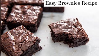 Easy Brownies Recipe [upl. by Gazo]