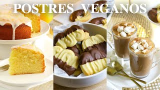 4 RECETAS DULCES  Veganas Fáciles que Calientan el Alma [upl. by Maletta]