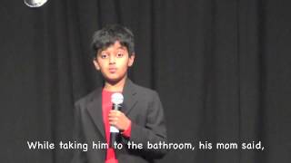 Adwaith Standup Comedy Routine  Valley Christian Elementary School Talent Show [upl. by Ellenrahs277]