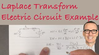 Laplace Transform Electric Circuit Example [upl. by Eilitan]