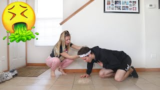 Throw Up PRANK On Girlfriend CUTE REACTION [upl. by Conyers]