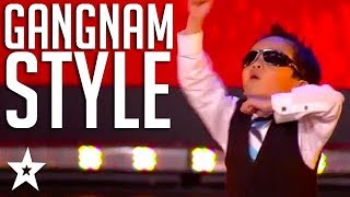 4 Year Old Kid Tristan Dances Gangnam Style on Belgiums Got Talent  Got Talent Global [upl. by Eked]