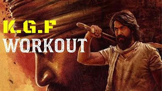 KGF  Workout Songs Hindi  Motivational Songs Hindi [upl. by Aremmat703]