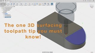 Fusion 360  3D Surfacing Contact Point Boundary [upl. by Grubb]