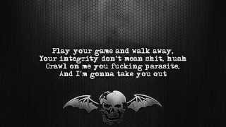 Avenged Sevenfold  Trashed And Scattered Lyrics on screen Full HD [upl. by Eudoca]