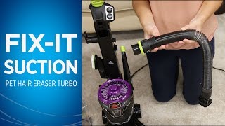 How to Fix Suction Issues with Your BISSELL® Pet Hair Eraser® Turbo Vacuum [upl. by Nachison]