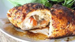 How to Make Cajun Stuffed Chicken Breasts [upl. by Luanni959]