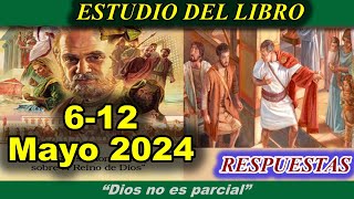 Respuestas ESTUDIO DEL LIBRO de congregacion 612 de Mayo 2024 [upl. by Tserof]