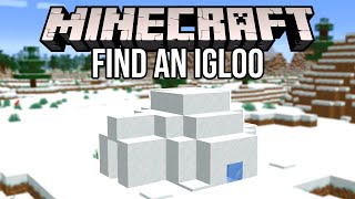 How to Find an Igloo in Minecraft All Versions [upl. by Aicila]