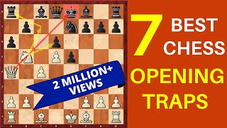 7 Best Chess Opening Traps [upl. by Boone606]