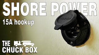 Shore Power PLUG Install  Cargo Camper Conversion [upl. by Niggem]