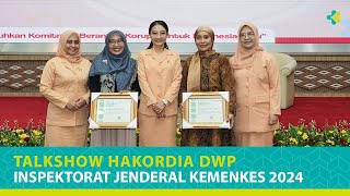 Talkshow Hakordia DWP Inspektorat Jenderal Kemenkes 2024 [upl. by Osric]