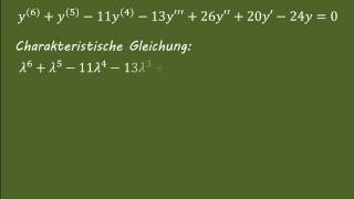 Gewöhnliche DGL 31 Lineare DGL nter Ordnung 3 Fundamentalsystem bestimmen [upl. by Hannon]