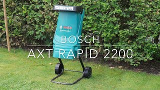 Bosch Axt Rapid 2200 shredder [upl. by Adnor312]