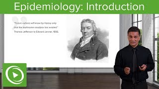 Introduction to Epidemiology History Terminology amp Studies  Lecturio [upl. by Atileda]