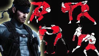 How many fighting styles does Solid Snake know in Metal Gear Solid [upl. by Ithsav]