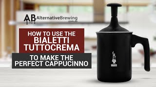 How to Use the Bialetti Tuttocrema Milk Frother [upl. by Nadroj]