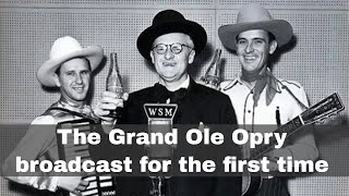 28th November 1925 The Grand Ole Opry broadcast for the first time [upl. by Ayanat]