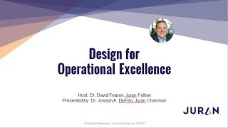 Design for Operational Excellence [upl. by Oad]