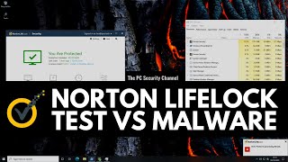 Norton LifeLock 360 Test vs Malware Security Review [upl. by Assyl]