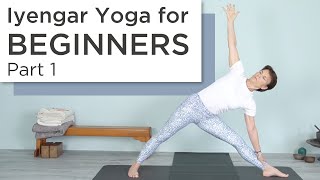 Iyengar Yoga for Beginners with Kathy Cook Part 1 Senior Iyengar Teacher HD [upl. by Berkeley]