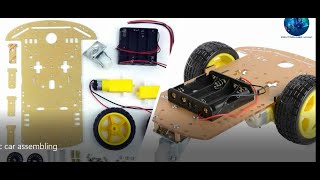 How to assemble 2WD Arduino Robot Car chassis in 3 steps  Unboxing and installation [upl. by Barb]