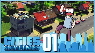 Cities Skylines  Ep01  The First City [upl. by Ycnahc728]