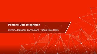 Pentaho Howto Dynamic Database Connections [upl. by Atrim]