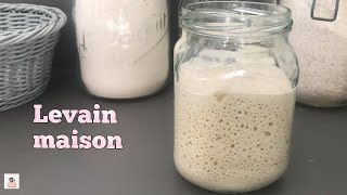 FAIRE SON LEVAIN MAISON recette pas à pas [upl. by Nylatsirk]