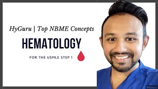 Top NBME Concepts  Hematology USMLE Step 1 [upl. by Cogen]