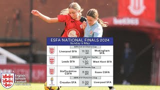 ESFA National Finals  Stoke City 2024  Day 1 [upl. by Aitnauq]