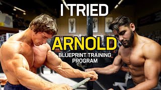 I Tried Arnold Schwarzeneggers Blueprint Training Program [upl. by Tuneberg]