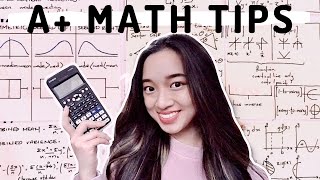 STUDY TIPS How to score A for Maths even with no talent  A Levels amp SPM [upl. by Kelwunn238]