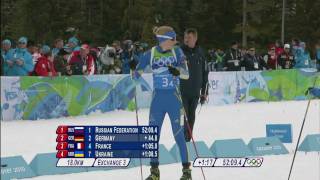 Biathlon Women 4x6KM Relay Complete Event  Vancouver 2010 [upl. by Trin]