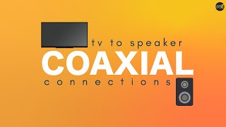 Coaxial Audio Connection Illustrated Tutorial [upl. by Annis334]