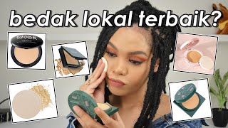 BEDAK LOKAL MANA YG OKE Review 5 Bedak Lokal Terkenal [upl. by Annissa]