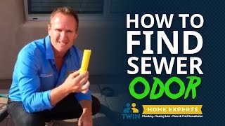 How To Find A Sewer Odor In Your Home [upl. by Ayoj]