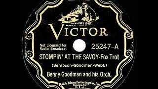 1936 HITS ARCHIVE Stompin’ At The Savoy  Benny Goodman full band version [upl. by Soelch]