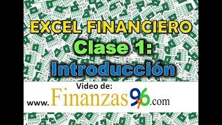 Introducción al Excel Financiero [upl. by Garratt]