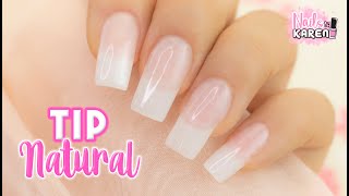 UÑAS ACRILICAS para PRINCIPIANTES  TIP NATURAL [upl. by Fitzpatrick]