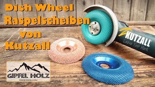 Kutzall Raspelscheiben Vorstellung Benutzung und Test  Dish Wheels [upl. by Jung]