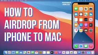 How to Airdrop from iPhone to Mac  How to AirDrop a file from your iPhone to Mac [upl. by Erasaec860]