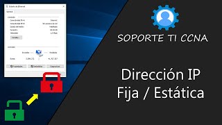 Como Configurar Una Dirección IP Estática en Windows 10  Teoría IPCONFIG [upl. by Xuaegram]