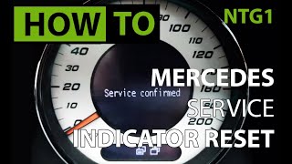 HOW TO Reset Service Indicator Mercedes CLS EClass amp CLK  W219 W211 amp W209 [upl. by Hnil]