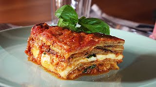 Authentic Italian Aubergine Parmigiana [upl. by Tomi]