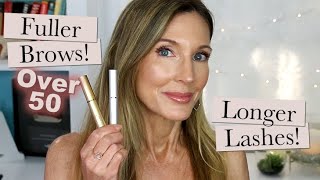 Thicker Brows  Longer Lashes Over 50 My Favorite Serums [upl. by Meredi]