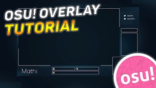 How to make osu Overlays BEGINNERS TUTORIAL [upl. by Zimmer617]